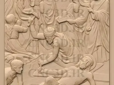 The crucifixion of Jesus Christ- Part 3 3D print model