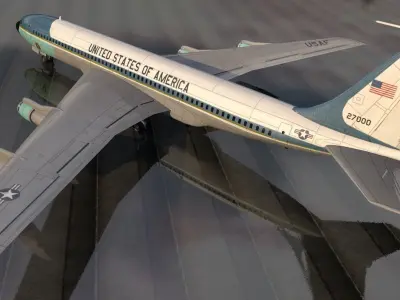Boeing 707-320c 3D model
