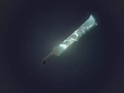 Fantasy Sword Free low-poly 3D model get