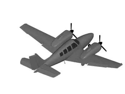 Beechcraft Baron 3D model