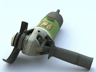 Angle Grinder Middle SM 3D model