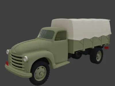 Chevy 6400 Truck Free 3D model