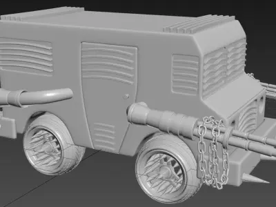 DARKTOOTH TWISTED METAL 3D model