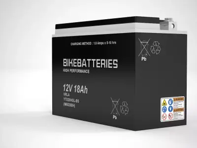 Motorcycle Battery 3D model