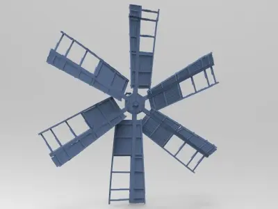 windmill Top 3D model