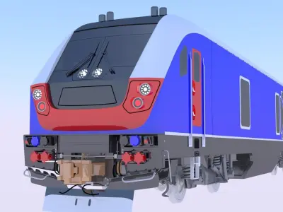 Locomotive Siemens SC-44 2024 3D model