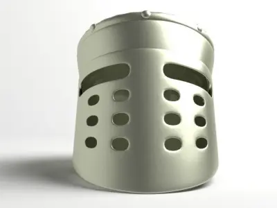Medieval Helmet - Enclosed 3D model