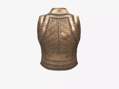 Ancient Armor Marmes 3D Model Game Ready PBR Low Poly Low-poly 3D model