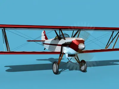 Travelair 2000 V09 3D model