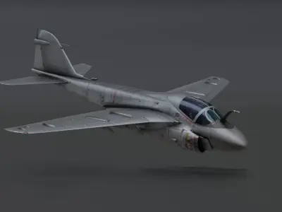 Pack Advanced Modern Tactical Aircraft  Low-poly 3D model