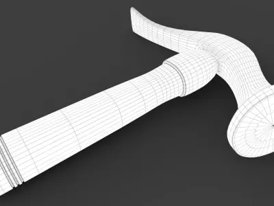 Shoe Hammer Low-poly 3D model
