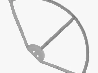 DJI Phantom Propeller Guard Low-poly 3D model