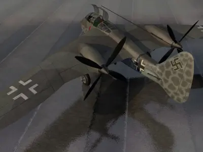 Messerschmitt Me-265 3D model