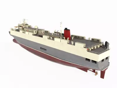 Modern Warfare Transport Warships 3D model