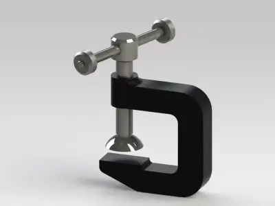 Grampo metal clamp Free 3D model