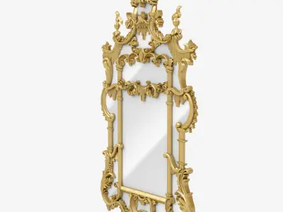 Chinoiserie mirror  3D model