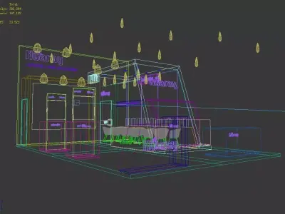 Exhibition - Area - 9X6-3DMAX2009-074 3D model