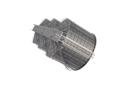 Grain Storage Silo  3D model