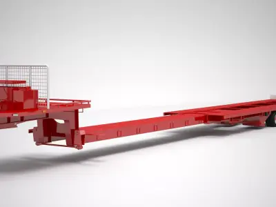 House Moving Trailer 3D model