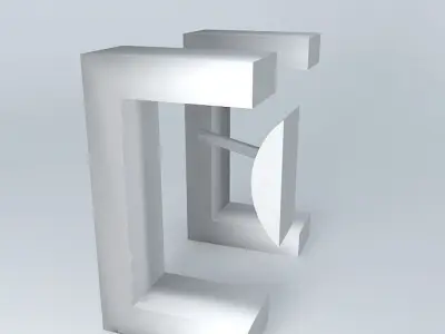 switch pair of squares Free 3D model