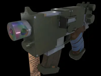 Bolter Free low-poly 3D model