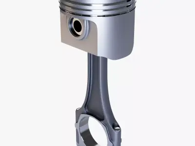 Engine piston 3D model by 3DModelingCorp from CGTrader