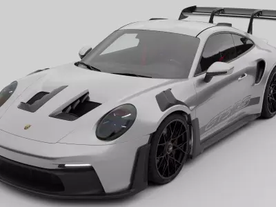 Porsche 911 GT3 RS 3D Model 3D model purchase