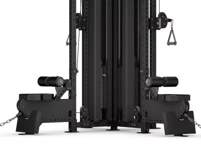 Heavy-Duty multi-gym functional trainer 3D model purchase