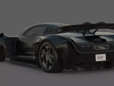 2021 Czinger 21C 3D Model Hypercar Revolution 3D model