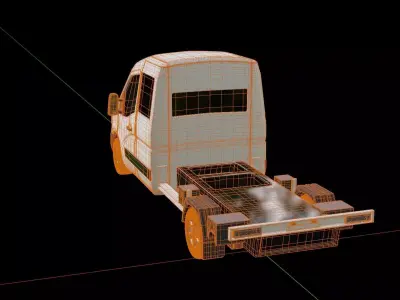 Nissan NV400 CrewCab Chassis 3D model