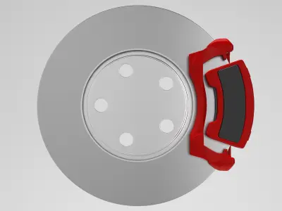Brake disc 3D model from CGTrader