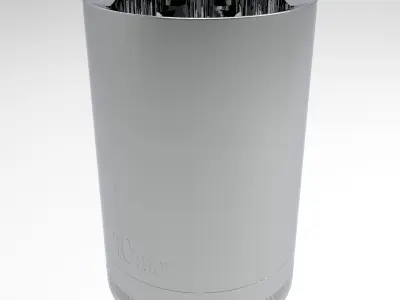 Deep Socket 10 mm 3D model