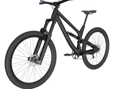 Mountain Bike 3D model 2