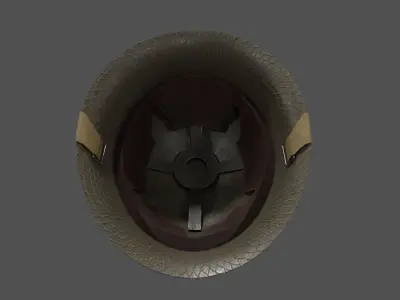 Mk III Turtle helmet with netting Low-poly 3D model