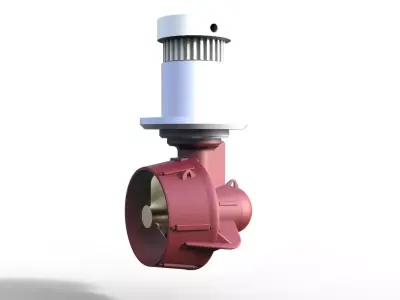 Azipod 25mm for Modelship Schiffsmodell 3D print model