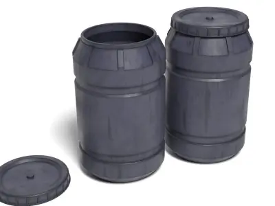 Suspension Fluid Drum 1-18 scale Kenner Hasbro 3D print model