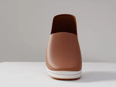 Minimalist Slip-On Shoe 3D Model 3D model