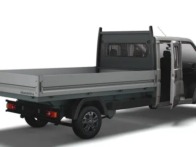 RAM Promaster Crew Cab Truck HQInterior 2023 3D model