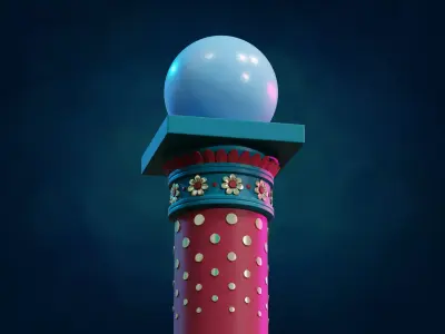 Pillar Column 3D print model