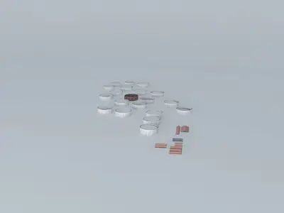 Oil tanks Palau Bukon Free 3D model