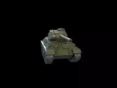 1974 Soviet KV Heavy Tank 3D Model 3D print model