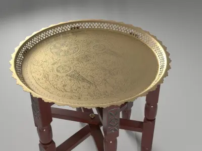 Moroccan Coffee Table 3D model