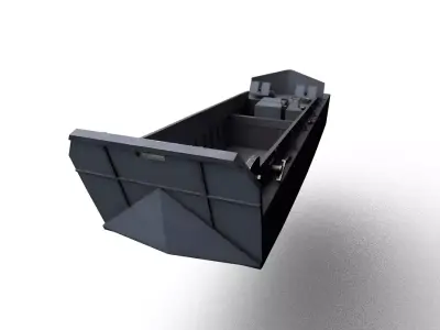 LCVP - WW2 Landing Craft - High Detail WWII Vessel Low-poly 3D model