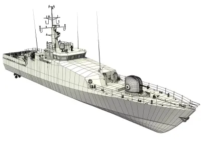 Turkish Tuzla Class Patrol Boat 3D model