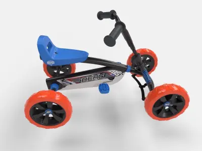 3 Wheel Kids Cycle Low-poly 3D model