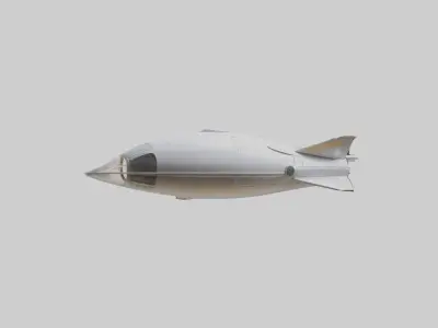 Personal Space Travel 1 Low-poly 3D model