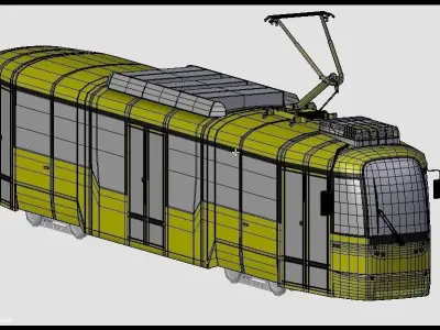 Tram VarioLF 3D model