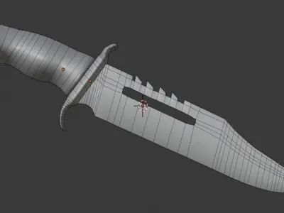 Bowie Knife 3D model