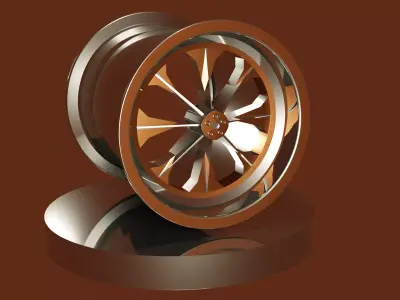 Car rim Free 3D model from CGTrader - Textured