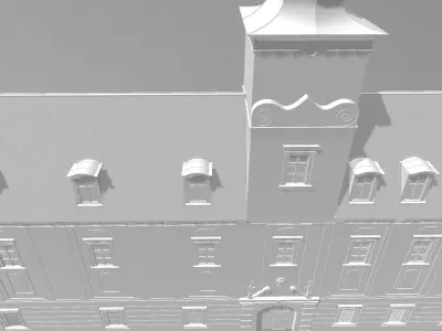 Renaissance-Baroque Castle 3D model
